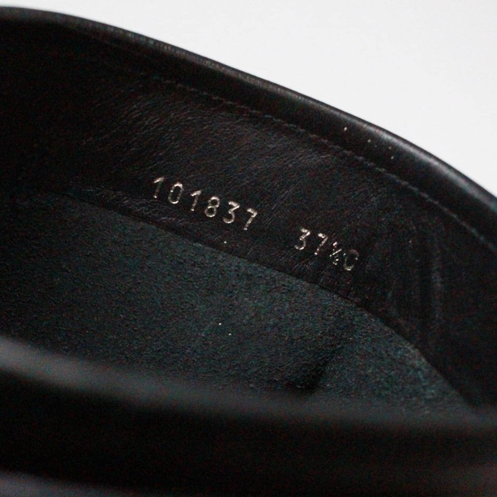 GUCCI #40013 Black Leather Kitten Heel Boots (US 7.5 EU 37.5) - Picture 5 of 10